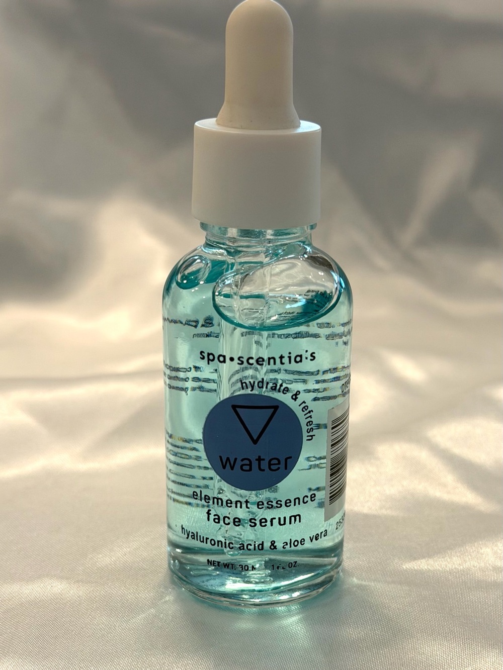 Spa Scentials Element Essence Face Serum WATER Hyaluronic Acid Aloe Vera HYDRATE